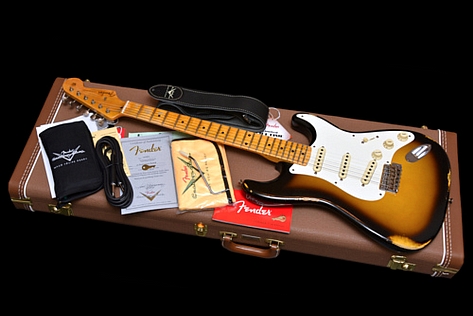 All Original Fender Custom Shop Stratocaster Relic 1957 Time Machine 2T Burst New 2015